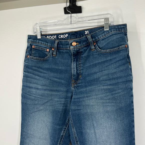 J. Crew Billie Demi-Boot Cropped Jeans in Lantern Wash Distressed - Picture 2 of 11